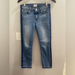 Hudson Jeans Women's Faded Blue Ankle Denim